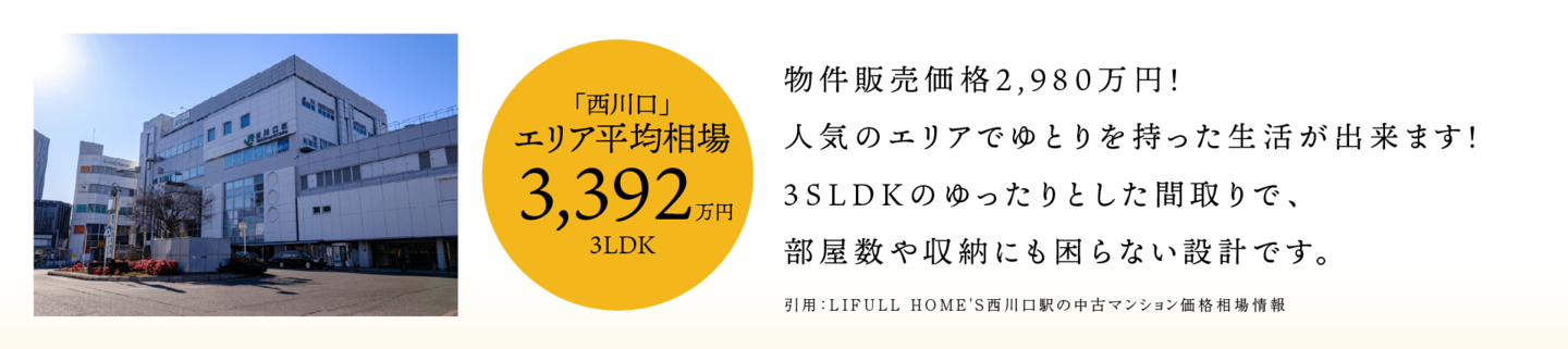 人気のエリアを堪能♪の説明